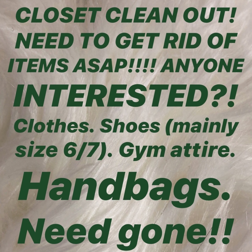 EVERYTHING MUST GO!!!!!!